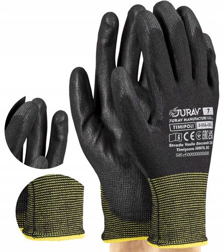 rękawice robocze czarne j-timipoli_bb7-s - 240 par na Arena.pl