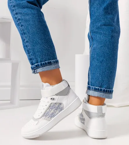 Białe sneakersy damskie Kansas 36 na Arena.pl