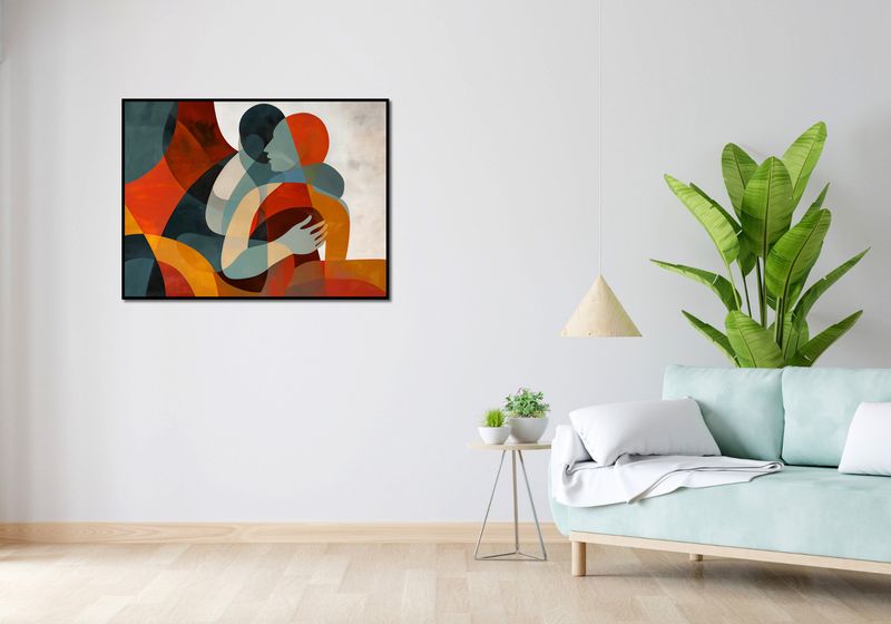 Plakat 100x75cm Objęcia zdjęcie 4