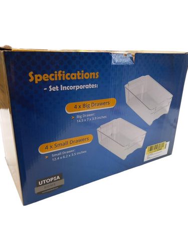 Pojemniki Przezroczyste Przechowywanie Żywności X8 na Arena.pl