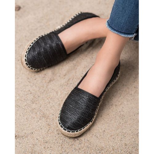 Plecione Czarne Espadryle r.37 na Arena.pl