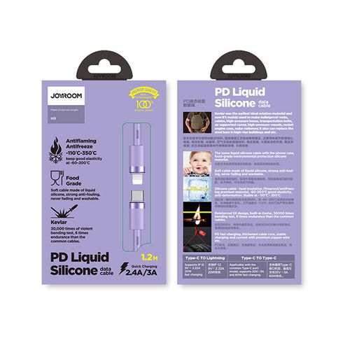 Kabel USB PD - Lightning 1,2m 2,4A Joyroom Liquid na Arena.pl