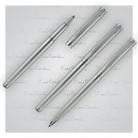 Zestaw piśmienny długopis i pióro kulkowe PIERRE CARDIN Renee Szare