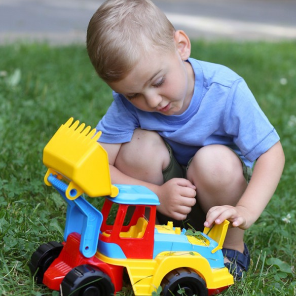 Traktor Koparka Dla Dzieci Auto Budowlane 6894 zdjęcie 6