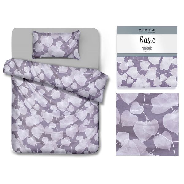 Pościel AmeliaHome BASIC LINDENDARK 135X200+80X801 zdjęcie 1