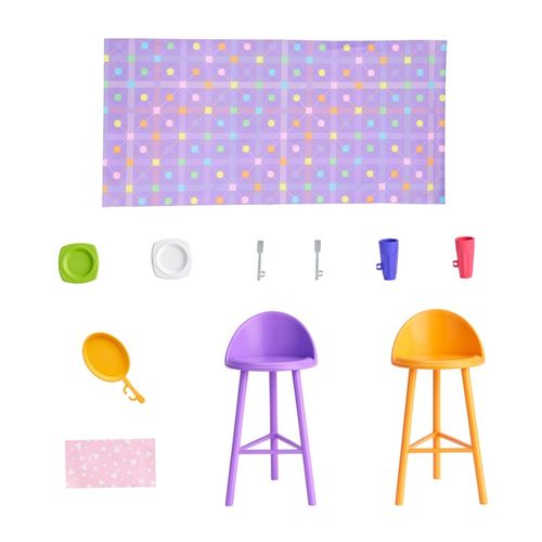 BARBIE DOMEK Dla Lalek Zestaw Do Zabawy na Arena.pl