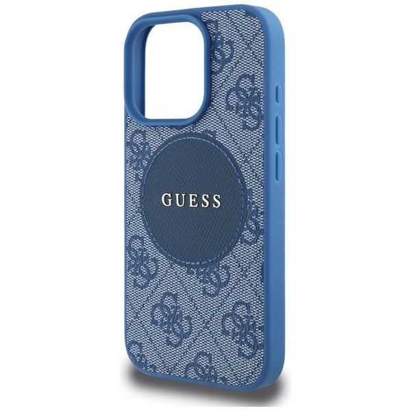 Etui Guess do iPhone 16 Pro Max, Niebieski, MagSafe zdjęcie 6