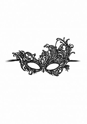 royal black lace mask - black na Arena.pl