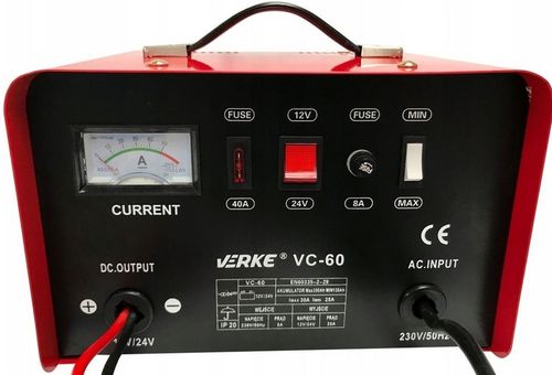 PROSTOWNIK SAMOCHODOWY DO AKUMULATORÓW 12V 24V 30A na Arena.pl