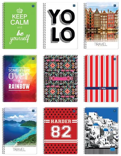 ND39_247389 KOLOZESZYT A4/100K LIN INT MIX WZOR F na Arena.pl