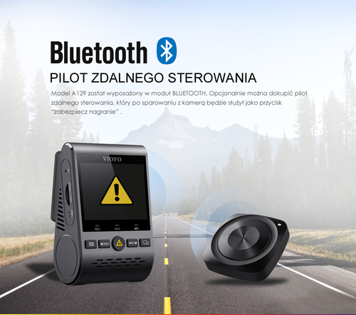 VIOFO Pilot bluetooth zabezpieczanie nagrań A129 na Arena.pl