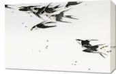 Obraz 60x40cm Flying Magpies, Seitei Japoński Vintage