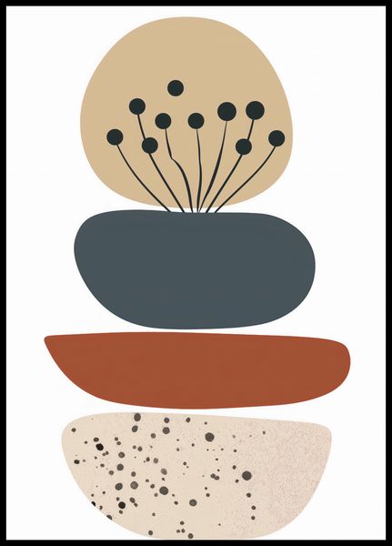 Plakat 64x90cm Organiczna Kompozycja zdjęcie 2