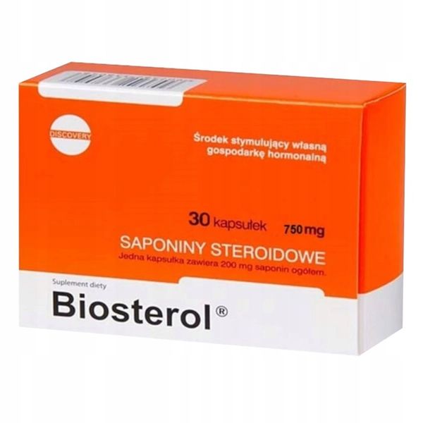 MEGABOL BIOSTEROL 30 TESTOSTERON MASA SIŁA LIBIDO zdjęcie 1