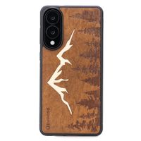 Drewniane Etui Bewood do Samsung Galaxy S25 Edge GÓRY IMBUIA