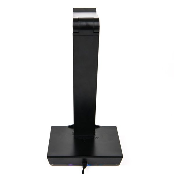 STOJAK UCHWYT NA SŁUCHAWKI LED RGB PODŚWIETLENIE HUB + 4x USB zdjęcie 7
