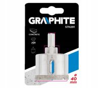 Wiertło diamentowe do gresu 40 mm GRAPHITE 57H291