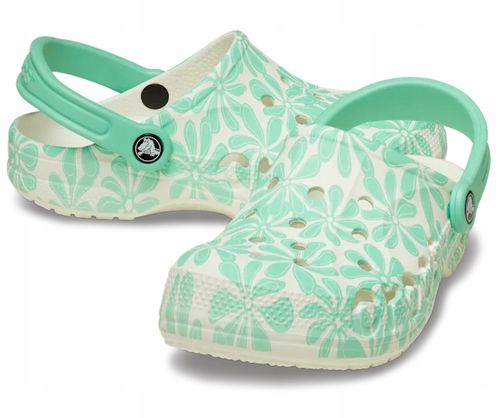 Męskie Lekkie Klapki Chodaki Crocs Baya Seasonal Printed 206230 Clog 48-49 na Arena.pl