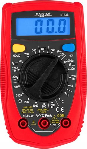 PROFESJONALNY MULTIMETR MIERNIK PRĄDU NAPIĘCIA ELEKTRYCZNY UNIWERSALNY na Arena.pl