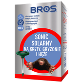 BROS Sonic Solarny Odstraszacz na Krety Gryzonie Węże Zasięg 800m2