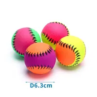Fluorescencyjna piłka baseballowa z gumowej pianki zapewniająca bezpieczną zabawę