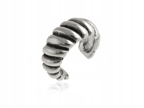 Nausznica srebrna próba 925 ear cuff Rogalik rogal kn215 1,4g. na Arena.pl