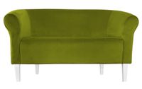Sofa Milo BL75 zielona oliwka nogi 20 białe