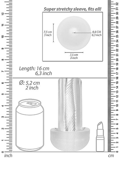 Automatic Cyber Pump with Masturbation Sleeve - Transparent zdjęcie 4