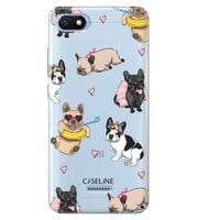 Xiaomi Redmi 6A | clear | etui na telefon case guma wzory + szkło