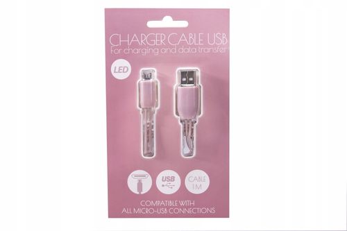 KABEL MICRO USB GNIAZDO ŁADOWARKA RÓŻNE KOLORY na Arena.pl