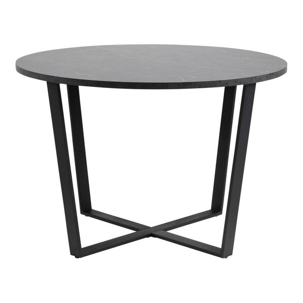 Stół Amble czarny marmur w stylu hampton zdjęcie 3