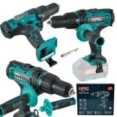 WIERTARKO-WKRĘTARKA AKUMULATOROWA NAC Z UDAREM 20 V 2 BIEGI RĄCZKA BODY