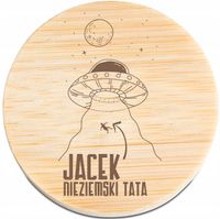 OTWIERACZ do piwa DREWNIANY personalizacja grawer (imię) nieziemski tata