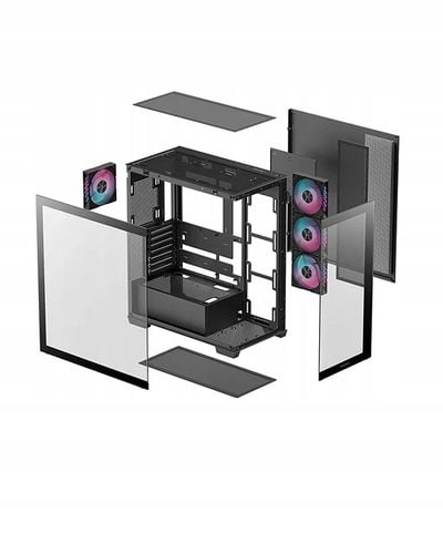 Obudowa Deepcool CG580 4F ARGB Midi Tower czarny na Arena.pl