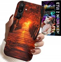 ETUI DO SAMSUNG GALAXY M16 5G - PARK, JESIEŃ, SPADAJĄCE LIŚCIE, PLECKI