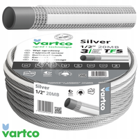 WĄŻ OGRODOWY SILVER TFS 3-WARSTW.1/2'' 20M VARTCO