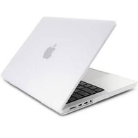 etui alogy hard case do apple macbook pro 16 2021 a2485 matowy biały