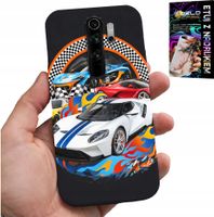 ETUI DO XIAOMI NOTE 8 PRO - SPORTOWE SAMOCHODY, WYŚCIGI CASE + SZKŁO