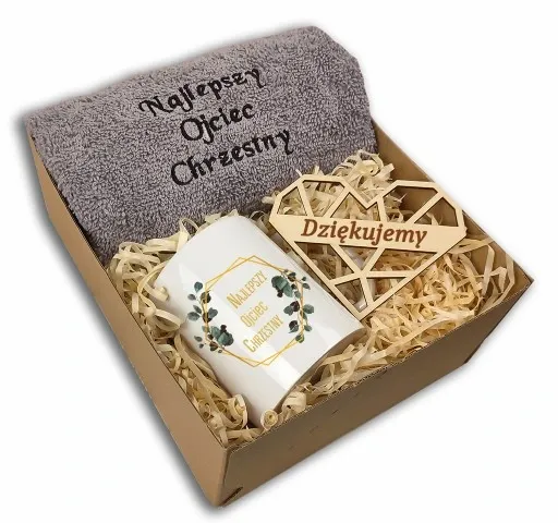 PODZIĘKOWANIE DLA CHRZESTNYCH ŚLUB PREZENT CHRZEST zdjęcie 5