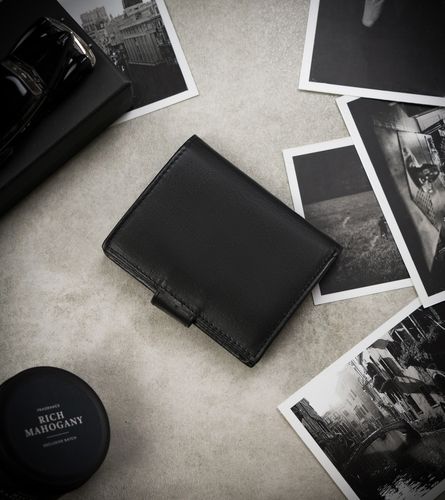 elegancki, skórzany portfel męski na zatrzask - always wild na Arena.pl