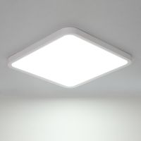LAMPA SUFITOWA PLAFON LED BIAŁA ŁAZIENKOWA NOWOCZESNA KWADRAT 6500K IP44