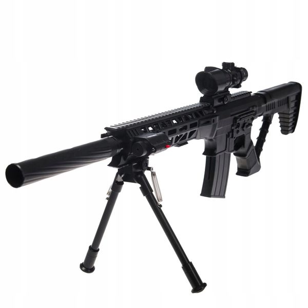 WIELKI KARABIN MASZYNOWY NA KULKI LUNETA LASER zdjęcie 1