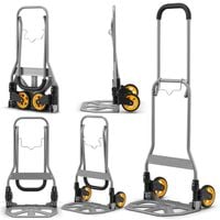 Wózek ręczny transportowy mocny młynarka składana HIGHER 70kg płaska