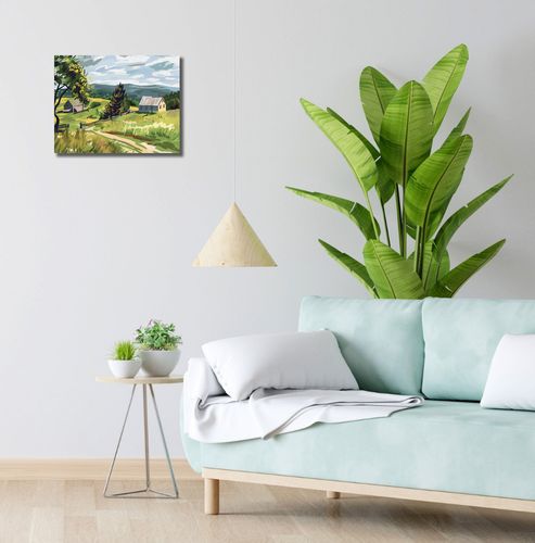 Obraz 40x30cm Bujna Wieś na Arena.pl