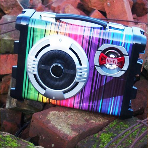 Karaoke Głośnik Bluetooth BOOMBOX + 2 mikrofony na Arena.pl