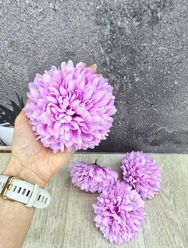 CHRYZANTEMA GŁÓWKA GŁÓWKI SZTUCZNE KWIATY 10SZT 12CM na Arena.pl