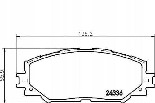 TEXTAR KLOCKI HAMULCOWE PRZÓD TOYOTA AURIS E15 na Arena.pl