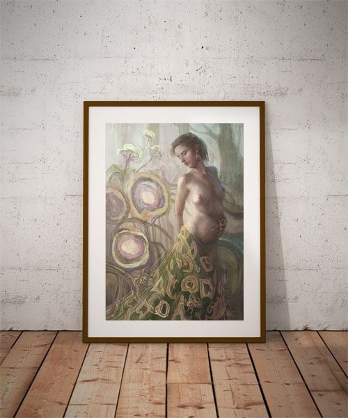 Pajęcza suknia - plakat premium 30x40 cm zdjęcie 2
