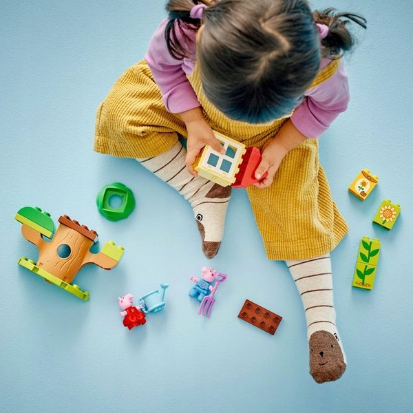 LEGO DUPLO ŚWINKA PEPPA Dom na drzewie 10431 +Torba - Duże klocki od 2 lat zdjęcie 2