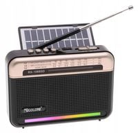 Radio PRZENOŚNE SOLARNE Głośnik Bluetooth RGB USB MP3 SOLAR TF 4407
